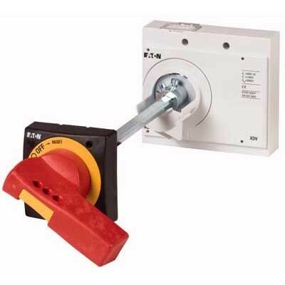 NZM3-XTVDVR Door Coupling Lockable Rotary Handle With Door Interlock, 1.378 in L x 1.378 in W x 1.378 in H, Red