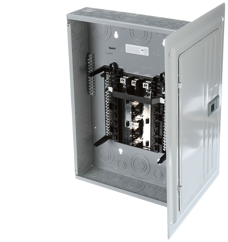 P1224L3125CU PL Series Three Phase Main Lug Load Center, 120/240 V AC, 125 A, 22 kA Interrupt