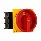 Eaton Rotary disconnect circuit interruptor, 25 A, Flush, Red handle, Category: disconnect switch