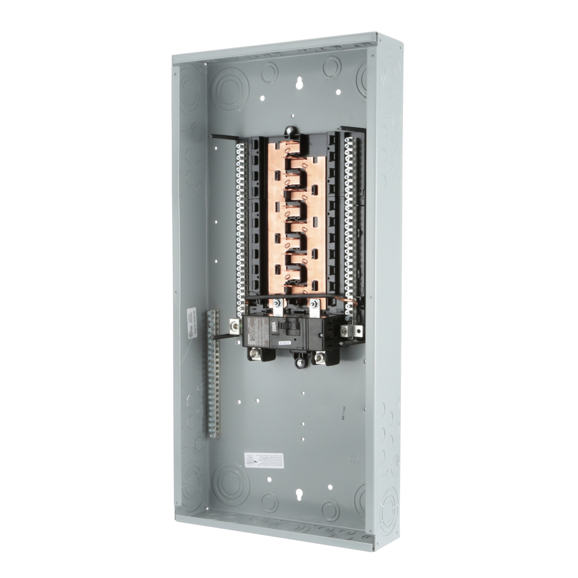 P2040B1200CU PL Series Single Phase Main Breaker Load Center, 120/240 V AC, 200 A, 22 kA Interrupt