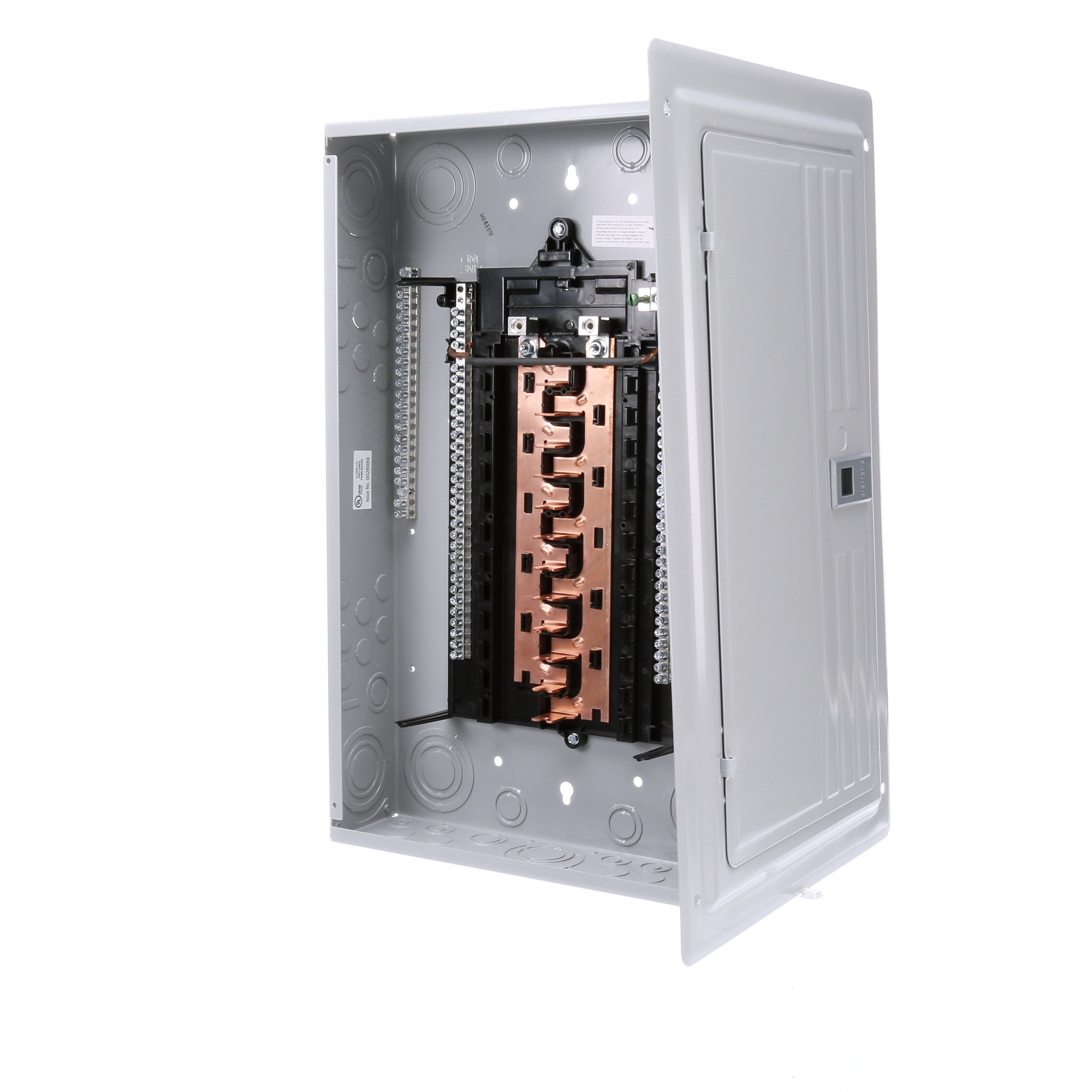 P2440L1125CU PL Series Single Phase Main Lug Load Center, 120/240 V AC, 125 A, 22 kA Interrupt