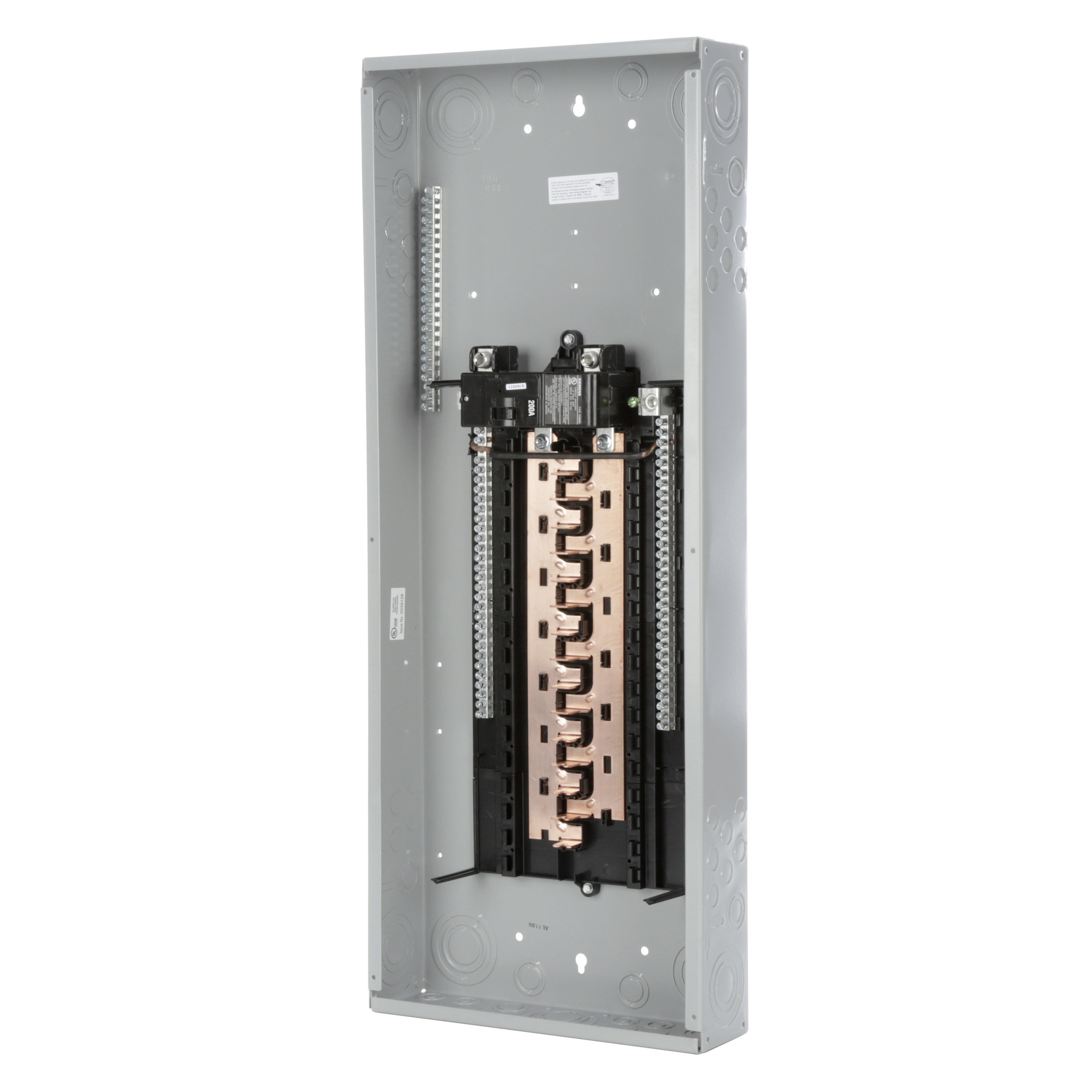 P3040B1200CU PL Series Single Phase Main Breaker Load Center, 120/240 V AC, 200 A, 22 kA Interrupt