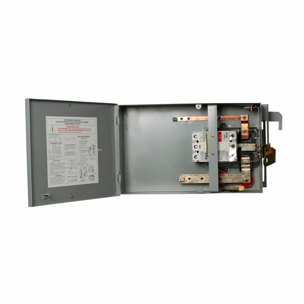 P3F362RGV Pow-R-Way III P3F 3-Pole Class R 50% Internal Ground Vertical Hanger Fusible Plug-In Unit With Fuse Clip, 600 V AC, 60 A, 3 Wires
