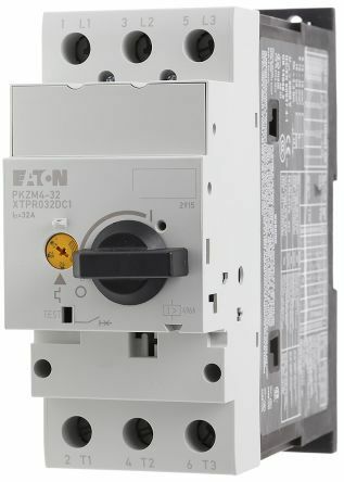 PKZM4-32 XT Series Manual Motor Protector, 690 V AC, 32 A, 25 kA Interrupt, 3 Poles, Thermal Magnetic Trip