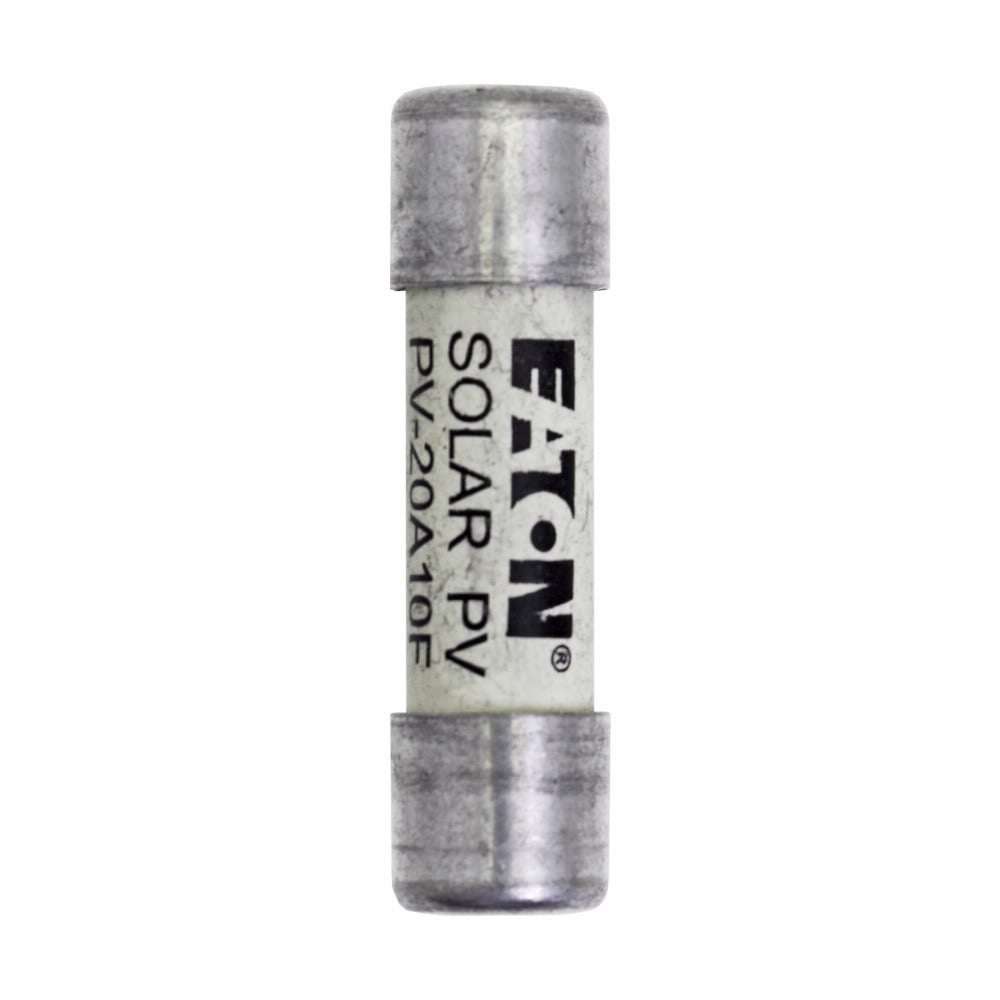 PV-20A10F High Speed Photovoltaic Fuse, 20 A, 1 kV DC, 50 kA Interrupt, Class: gPV, Cylindrical Body