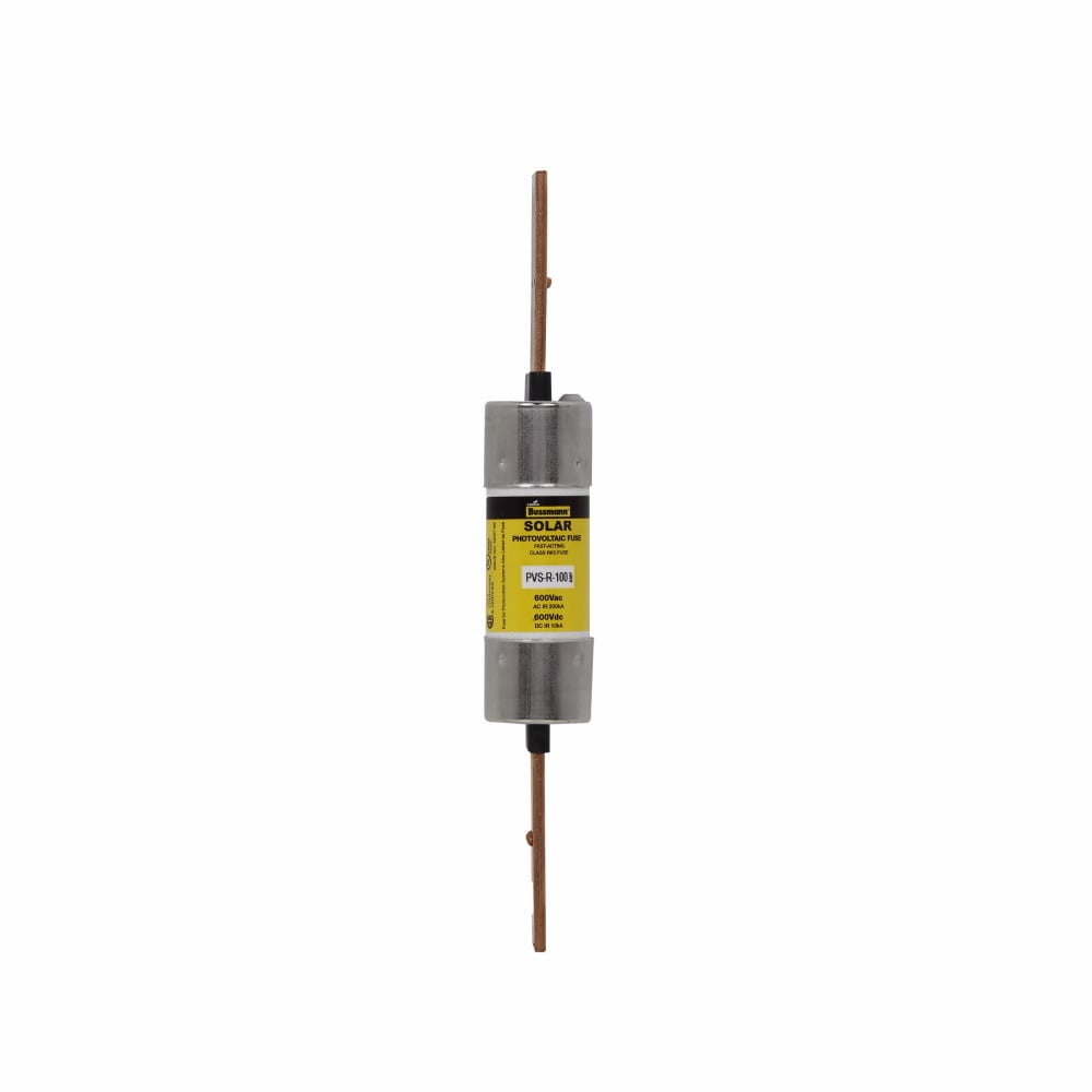 PVS-R-100 Current Limiting Fast Acting Fuse, 100 A, 600 V AC/DC, 200/10 kA, Class RK5, Cartridge Body