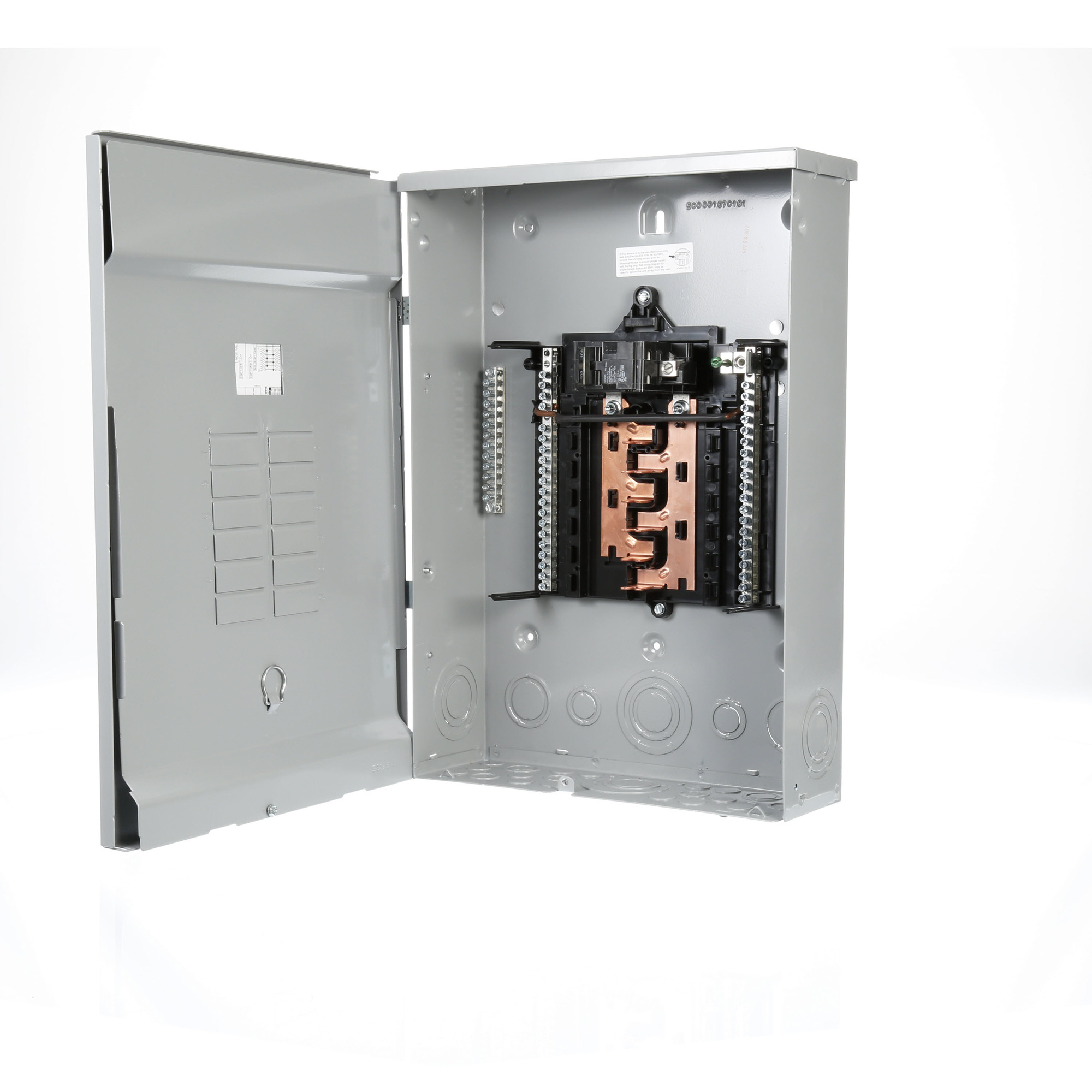 PW1224B1100CU PL Series Single Phase Main Breaker Load Center, 120/240 V AC, 100 A, 22 kA Interrupt