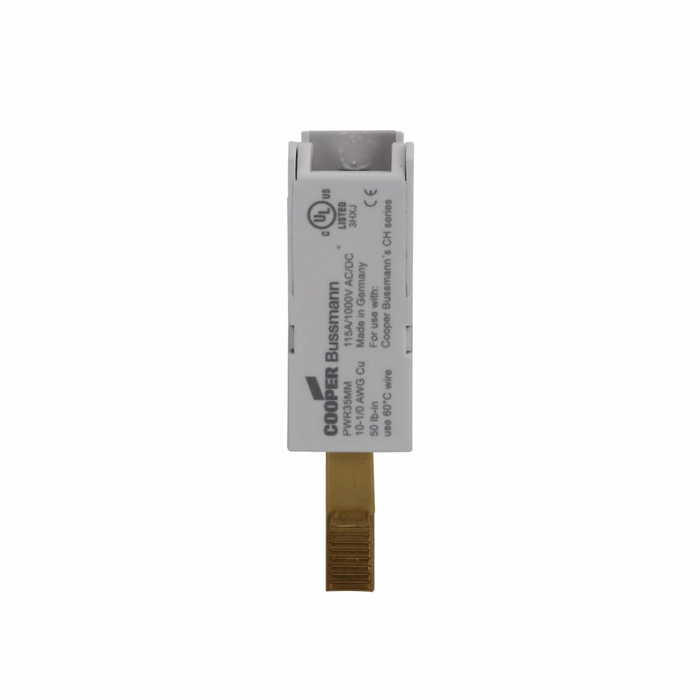 PWR35MM 3-Phase Busbar Feeder Terminal Non-Indicating Comb Busbar, For Use With Comb Busbar, 115 A, 1000 V AC, 100 V DC