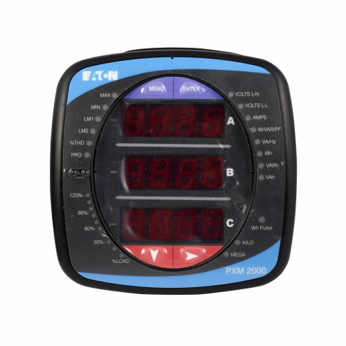 PXM2280MA65105 Power Xpert Compact Power Quality Plus Meter With Integral Display, 90 to 265 V AC/DC, 5 A, LED Display, Modbus RTU/TCP/BACnet/IP/HTTP/HTTPS/SNMP/SMTP/NTP/DNP 3.0/CSV Communication