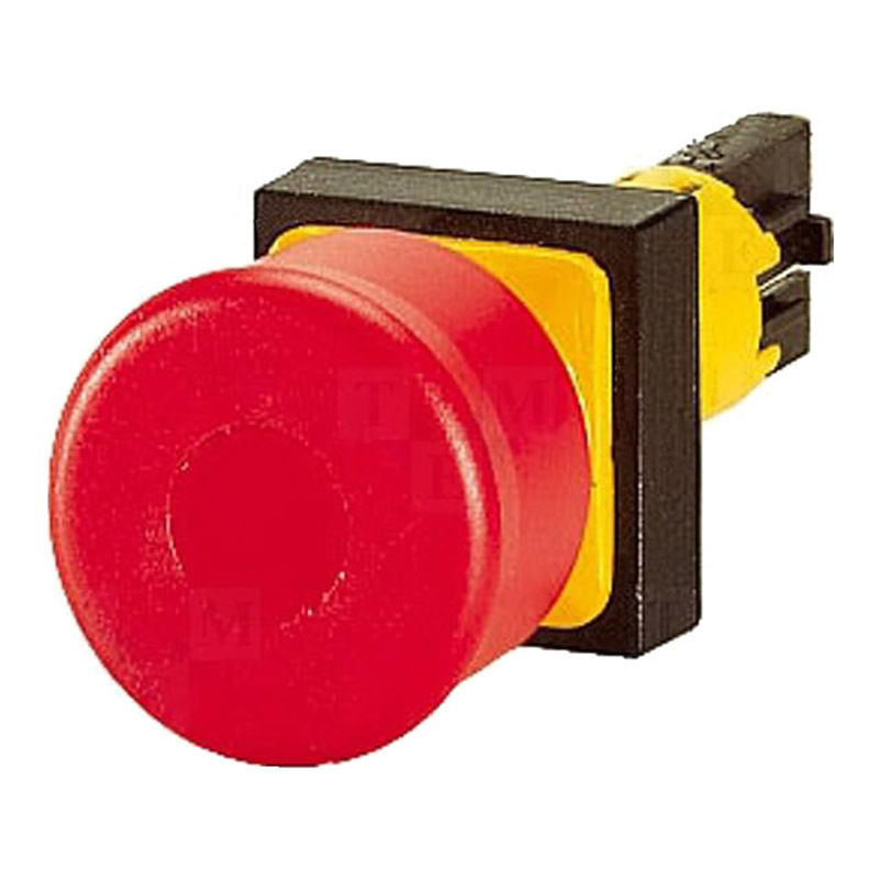 Q25PV Emergency Stop Push/Pull Non-Illuminated Pushbutton, 16.2 mm, Red