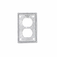 RCM1 HDG Duplex Receptacle Cover, Duplex Receptacle Cover, Malleable Iron