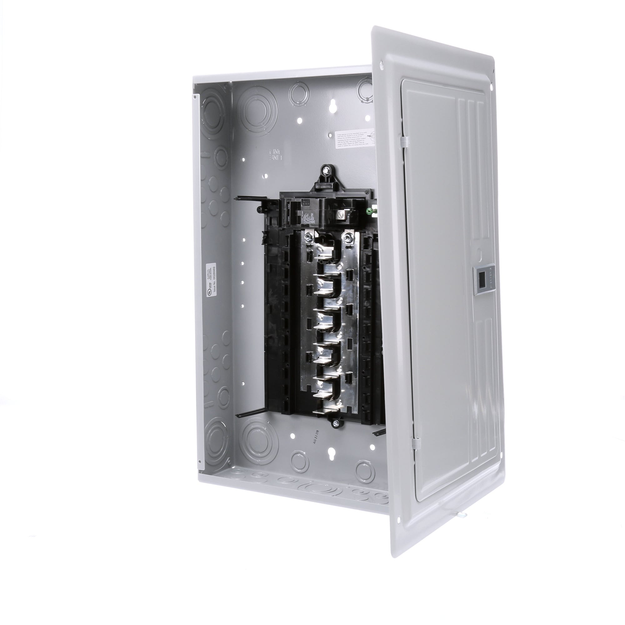 S2020B1100 ES Series Single Phase Main Breaker Load Center, 120/240 V AC, 100 A, 22 kA Interrupt
