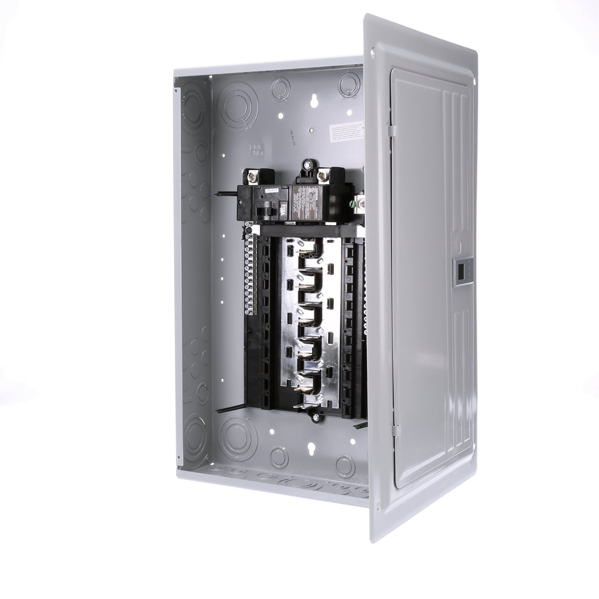 S2030B1150 ES Series Single Phase Main Breaker Load Center, 120/240 VAC, 150 A, 22 kA Interrupt