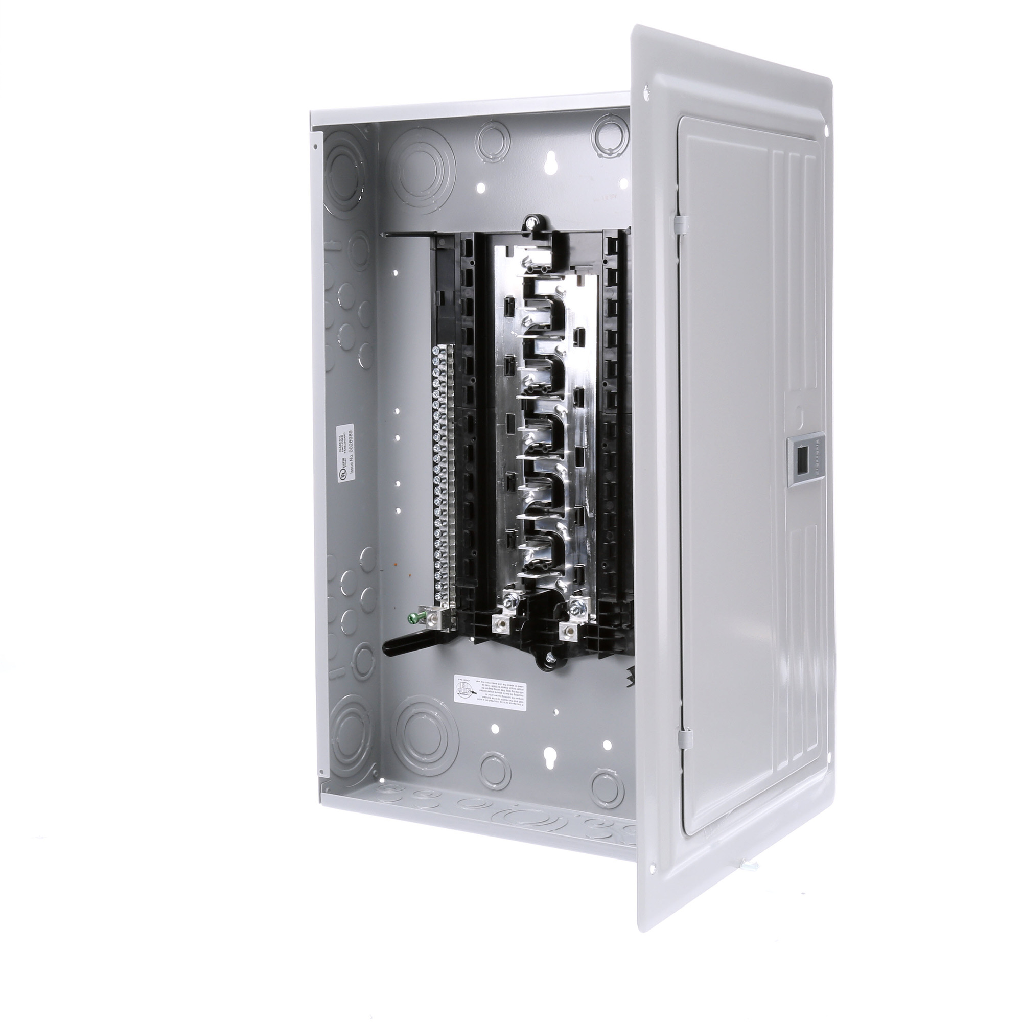 S2424L1125 ES Series Single Phase Main Lug Load Center, 120/240 V AC, 125 A, 22 kA Interrupt