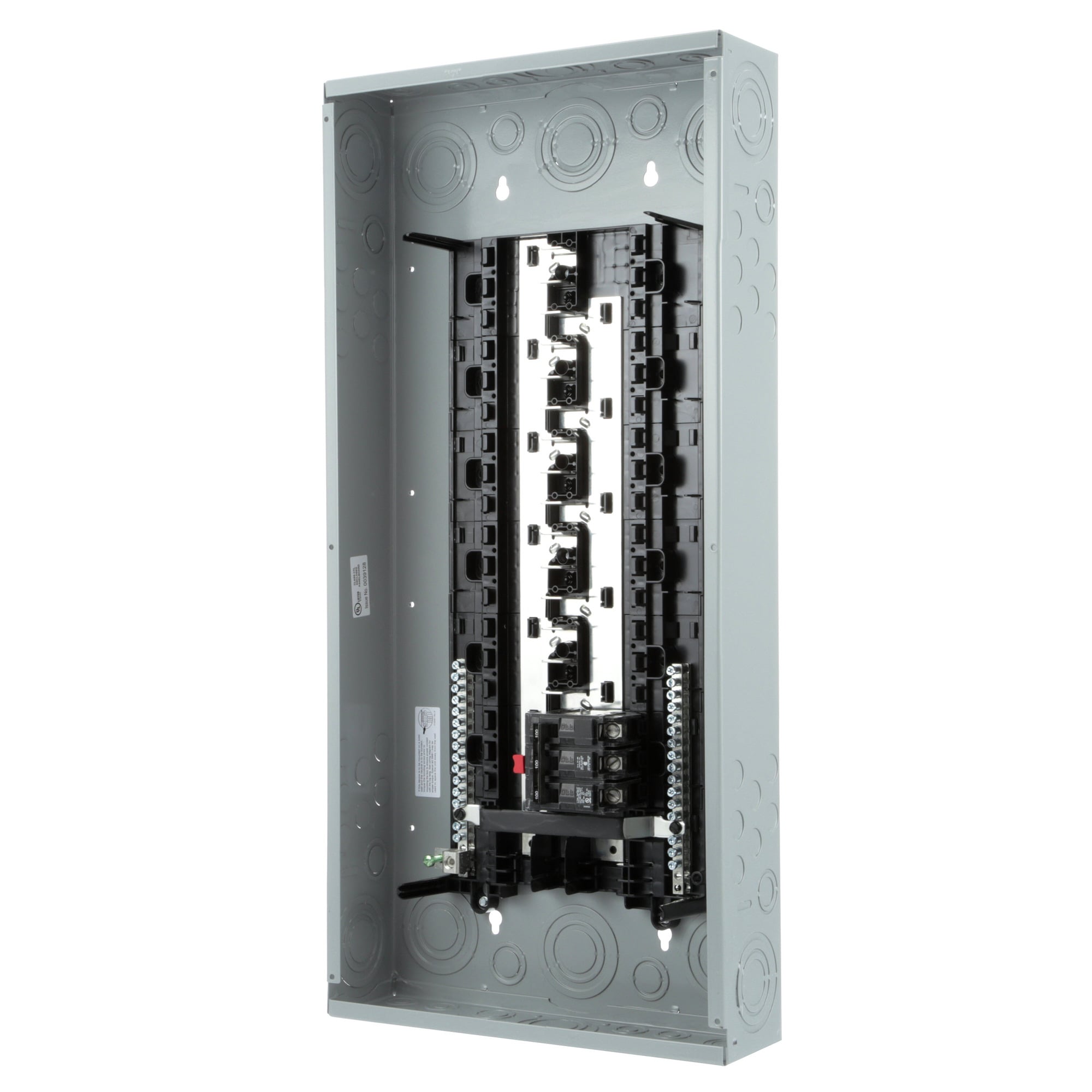 S3030B3100 ES Series Three Phase Main Breaker Load Center, 120/240 V AC, 100 A, 22 kA Interrupt