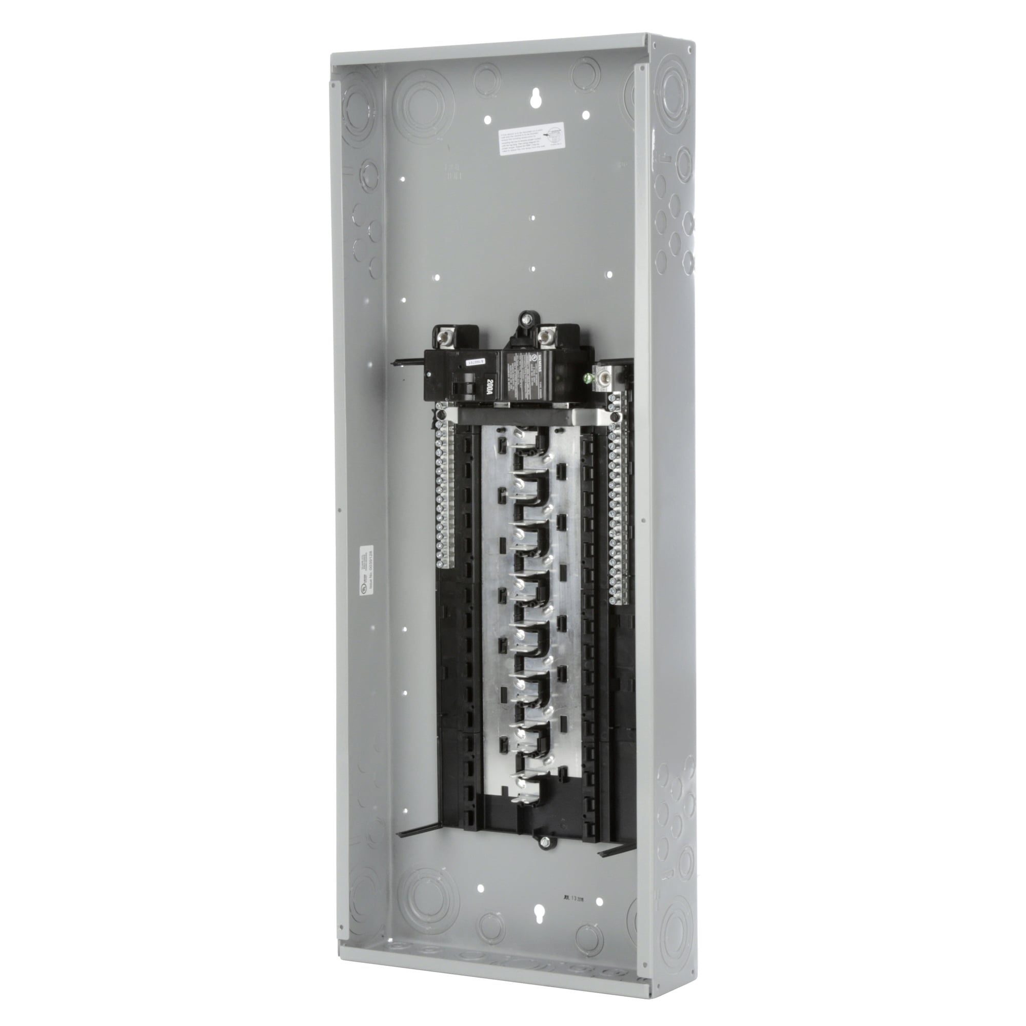 S3040B1200 ES Series Single Phase Main Breaker Load Center, 120/240 V AC, 200 A, 22 kA Interrupt