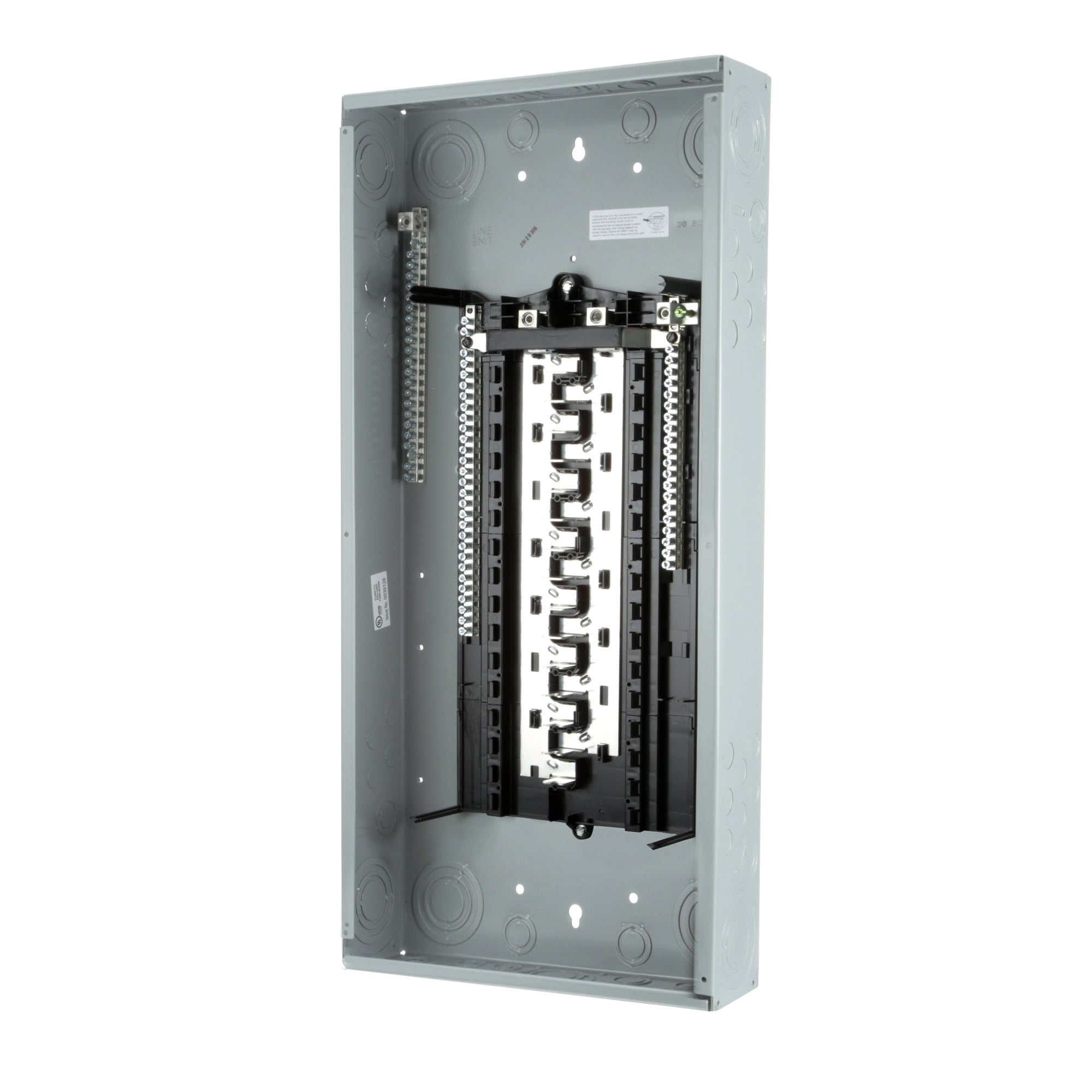 S3040L1125G ES Series Single Phase Main Lug Load Center, 120/240 V AC, 125 A, 22 kA Interrupt