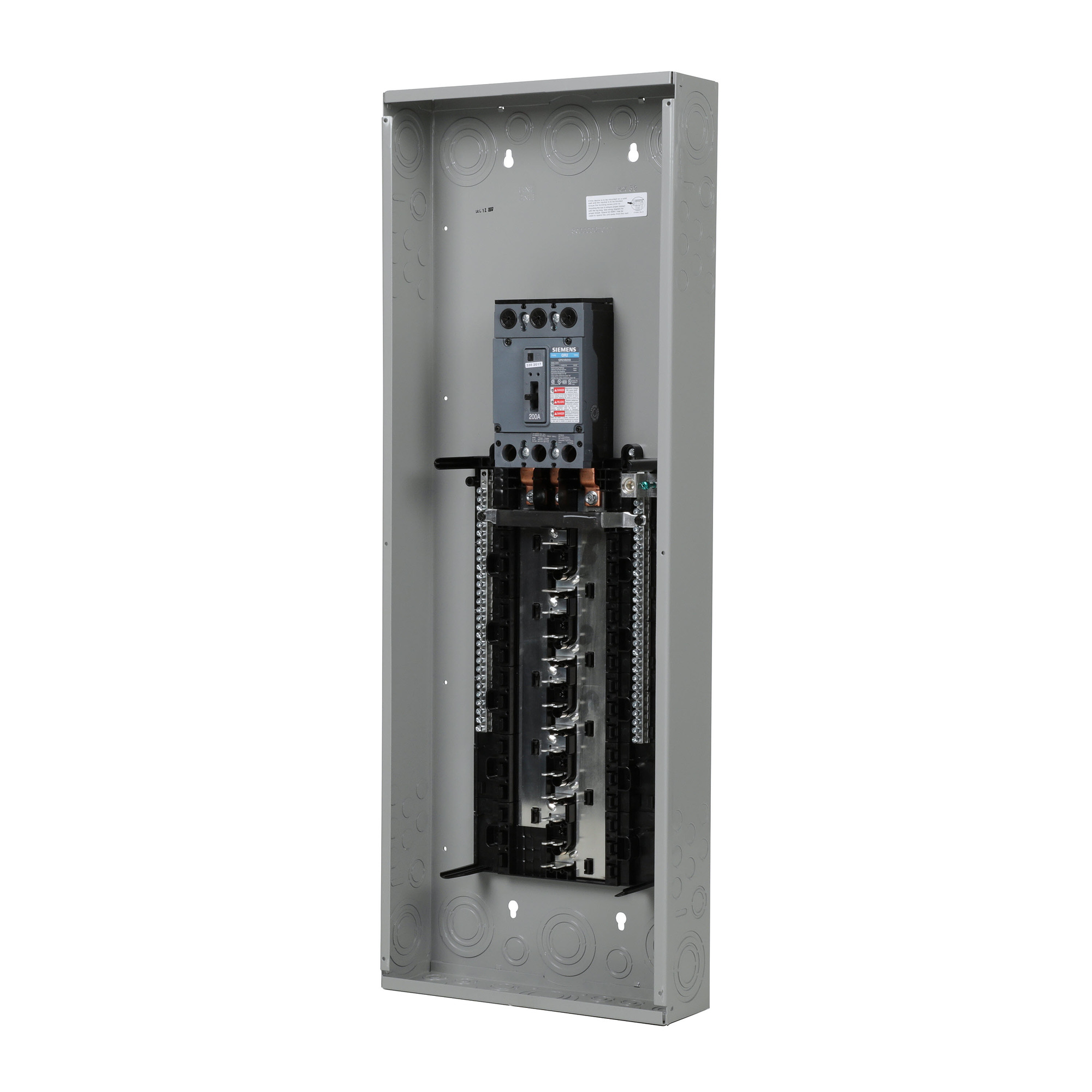 S3054B3200 ES Series Three Phase Main Breaker Load Center, 120/240 V AC, 200 A, 10 kA Interrupt