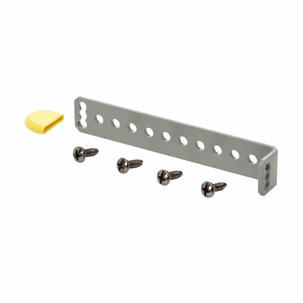 SB58106YZ Relay Rack Accessory Cable Tie Holders & Mounting, Yellow Zinc