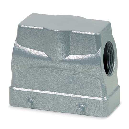 SH016MV Pos-E-Kon B Series Double Post Hood With Gasket, Side 1 x 3/4 in NPT Entry, Standard Mount, Die Cast Aluminum