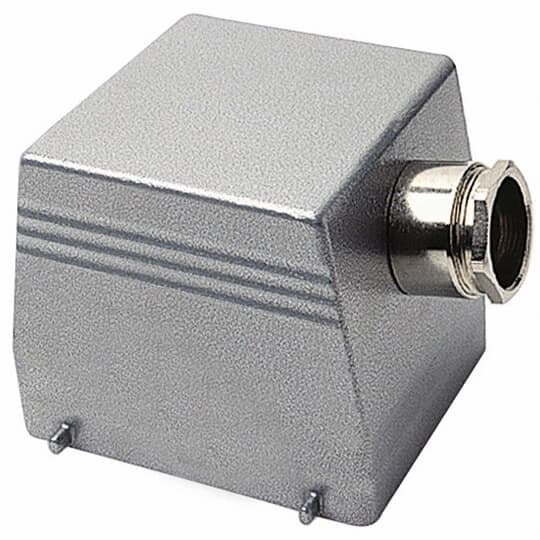 SH124MV Pos-E-Kon B Series Double Post Hood With Gasket, Side 1 x 1 in NPT Entry, Standard Mount, Die Cast Aluminum
