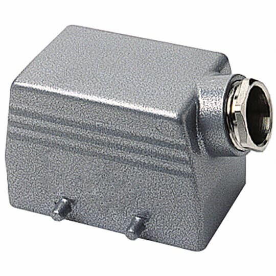 SH748MV Pos-E-Kon B Series Single Post Hood With Gasket, Side 1 x 1-1/4 in NPT Entry, Standard Mount, Die Cast Aluminum