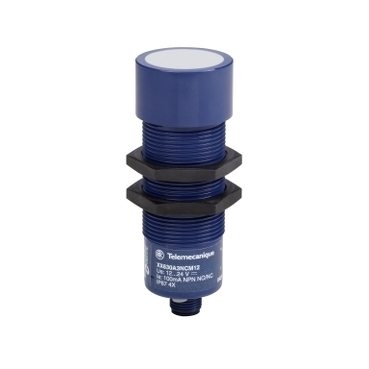 SM956A432300 Hyde Park DeviceNet Cylindrical Adjustable Proximity Sensor, Ultrasonic, Analog Output, 15 to 24 V DC