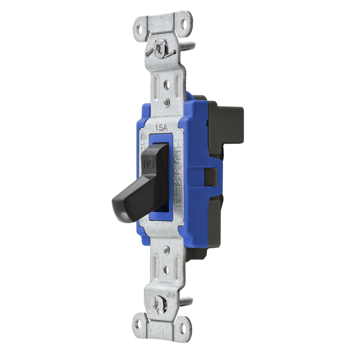 SNAP1203BKNA 2-Position 3-Way Commercial/Industrial Grade General Purpose Heavy Duty Standard Toggle Switch, 120 to 277 V AC, 15 A, 4155 W Power Rating, 2-Position Contact