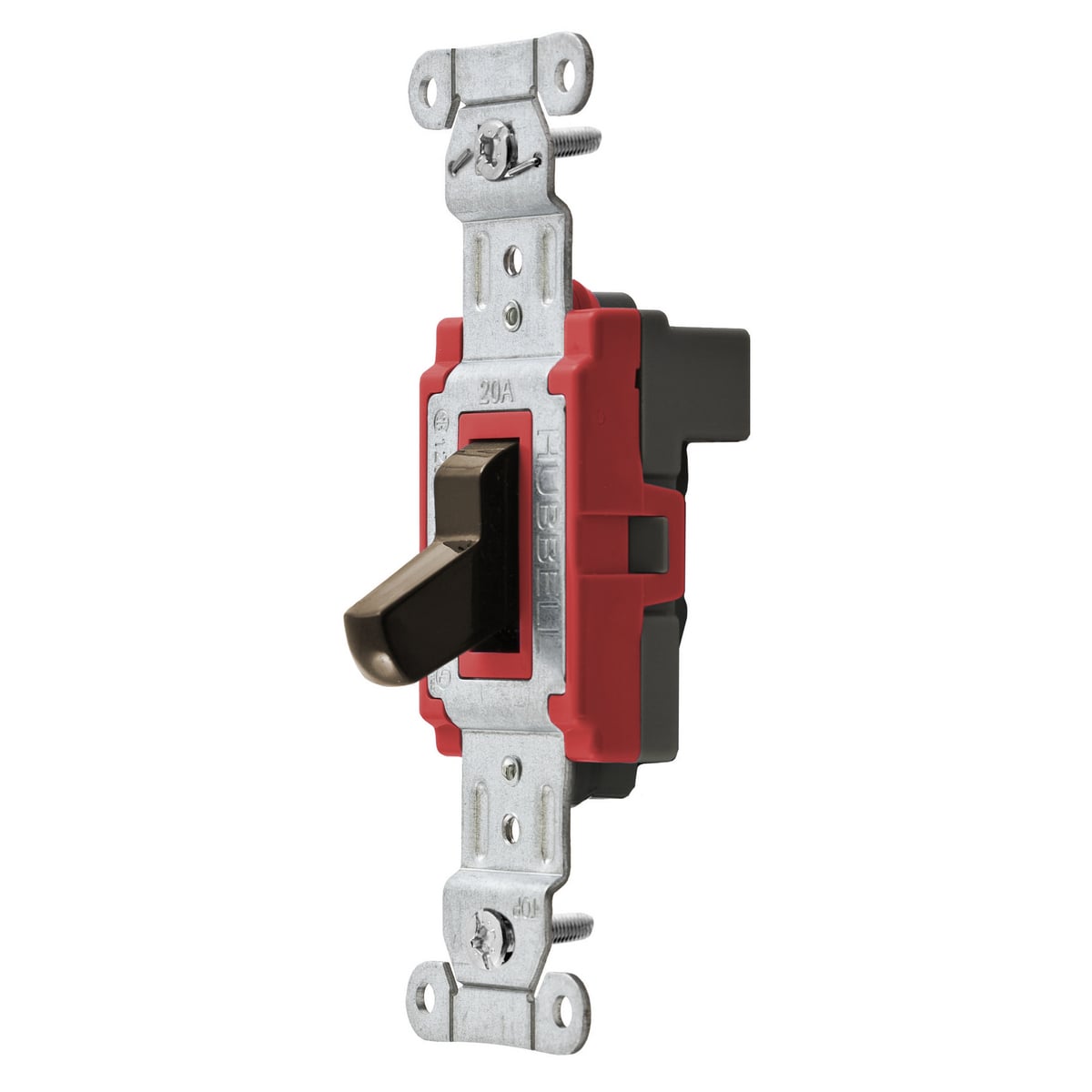 SNAP1221BRNA 2-Position Commercial/Industrial Grade General Purpose Heavy Duty Standard Toggle Switch, 120 to 277 V AC, 20 A, 5540 W Power Rating, 2-Position Contact