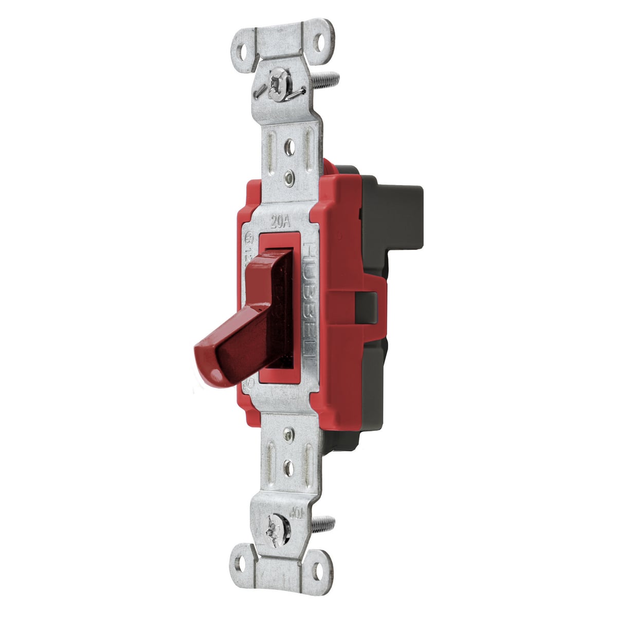 SNAP1221RNA 2-Position Commercial/Industrial Grade General Purpose Heavy Duty Standard Toggle Switch, 120 to 277 V AC, 20 A, 5540 W Power Rating, 2-Position Contact