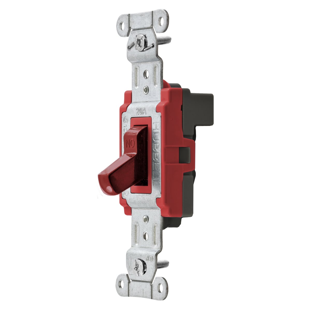 SNAP1223RNA 2-Position 3-Way Commercial/Industrial Grade General Purpose Heavy Duty Standard Toggle Switch, 120 to 277 V AC, 20 A, 5540 W Power Rating, 2-Position Contact