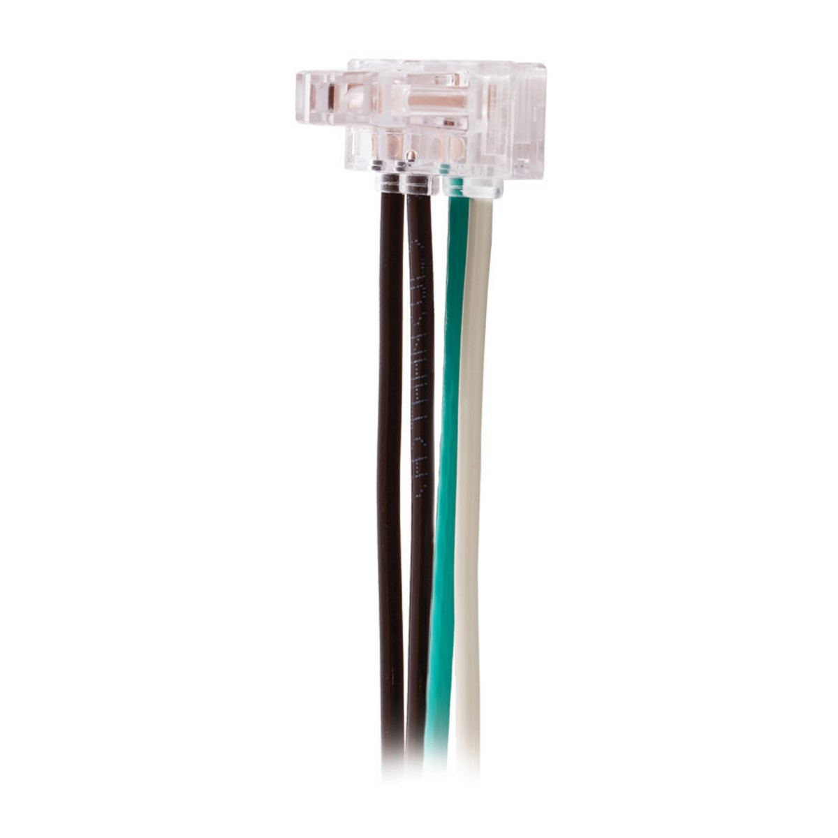 SNAPSPP2NA 2-Position 4-Wire General Purpose Heavy Duty Right Angle Standard Screw Mount Switch Pigtailed Connector With 6 in Lead, 12 AWG Stranded Wire, Fully Insulated Insulation, Polycarbonate