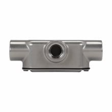 T68SS Condulet Type T Conduit Outlet Body With Cover and Gasket, 3/4 in Hub, 5 Form, Malleable Iron, Hot Dipped Galvanized