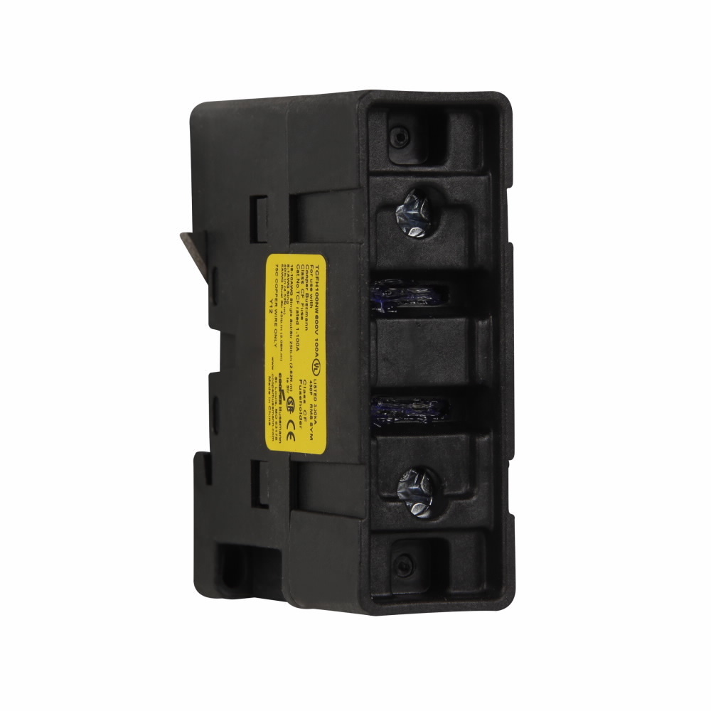 TCFH100NW Time Delay Cartridge Fuse, 100 A, 600 V AC/300 V DC, 300 kA Interrupt, Class: CF
