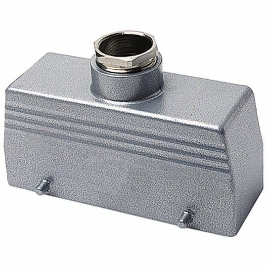 TH316HMV Pos-E-Kon B Series Double Post Hood With Gasket, Top 1 x 1 in NPT Entry, Standard Mount, Die Cast Aluminum