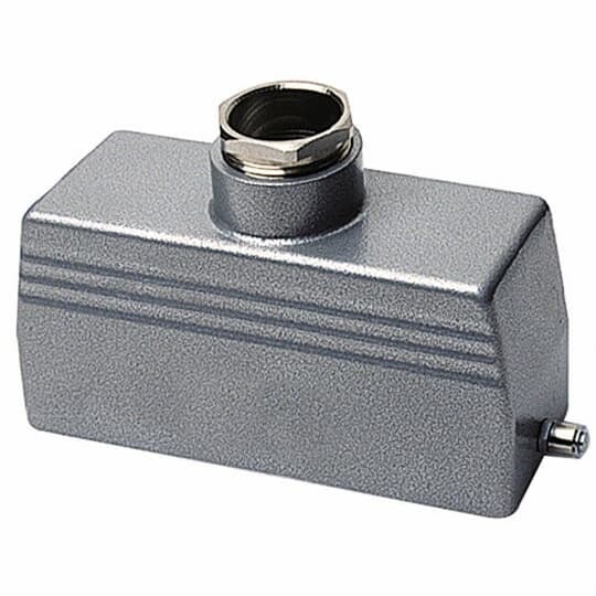 TH848MV Pos-E-Kon B Series Single Post Hood With Gasket, Top 1 x 1 in NPT Entry, Standard Mount, Die Cast Aluminum
