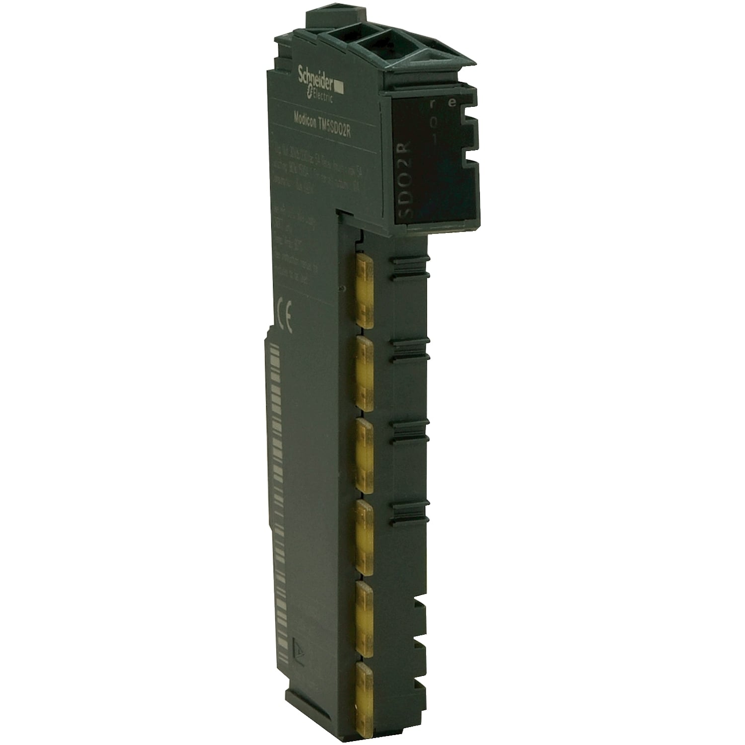 TM5SDO2R Modicon 2-Wire Relay Discrete Output Module, 2 Outputs, 10 A, 184 to 276 V AC/24 to 36 V DC/230 V AC/30 V DC Signal Range