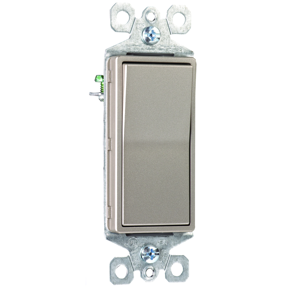 TM870NICC10 radiant 15 Amp Single-Pole Switch, Nickel