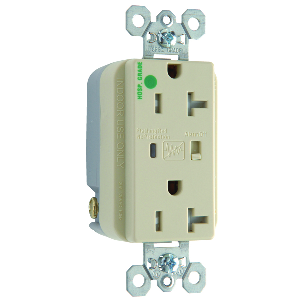 TR8300ISP  Extra Heavy Duty Surge Protective Duplex Receptacle, Ivory