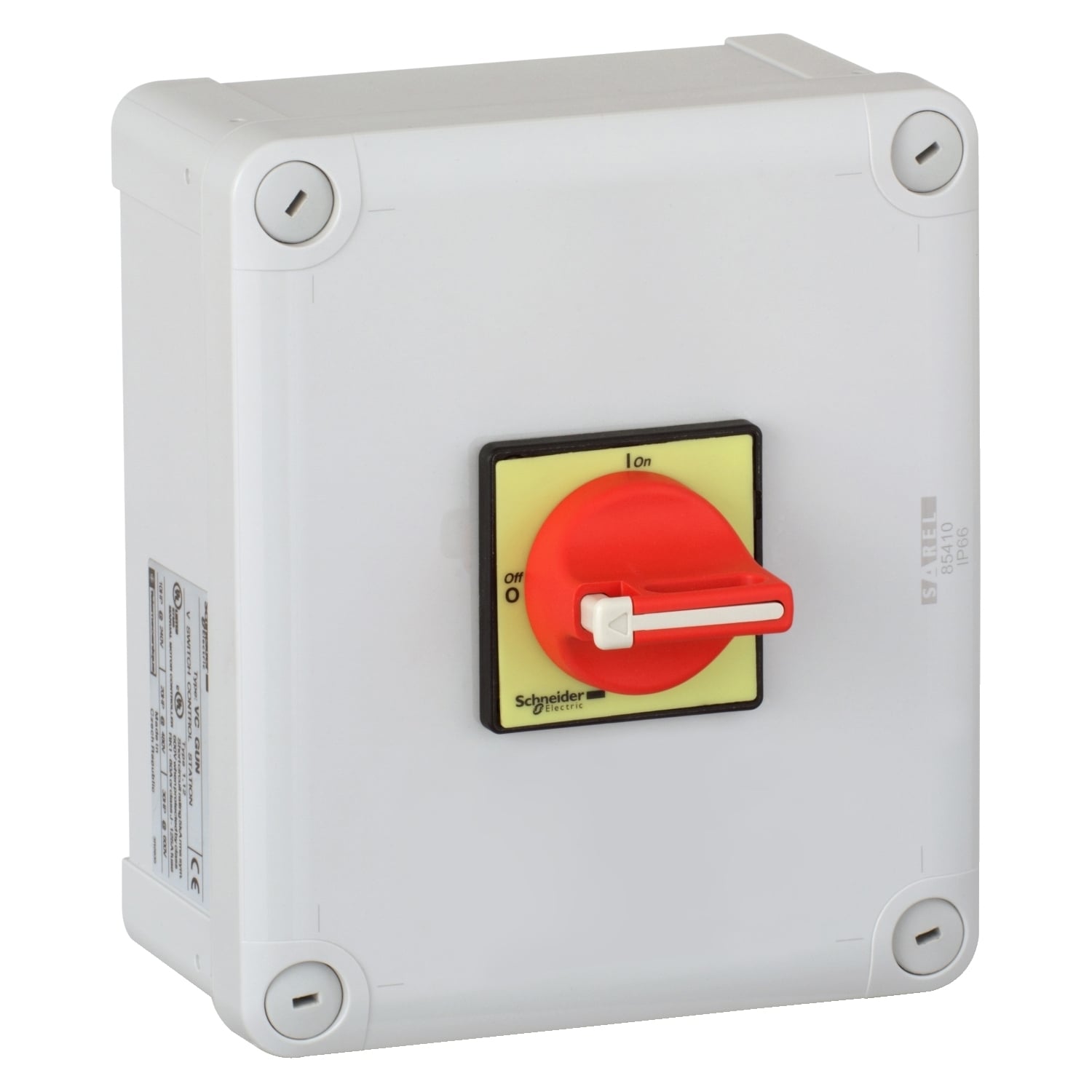 VC3GUN TeSys Emergency Stop Enclosed High Performance Standard Disconnect Switch, 690 V AC/DC, 45 A, 3 Poles