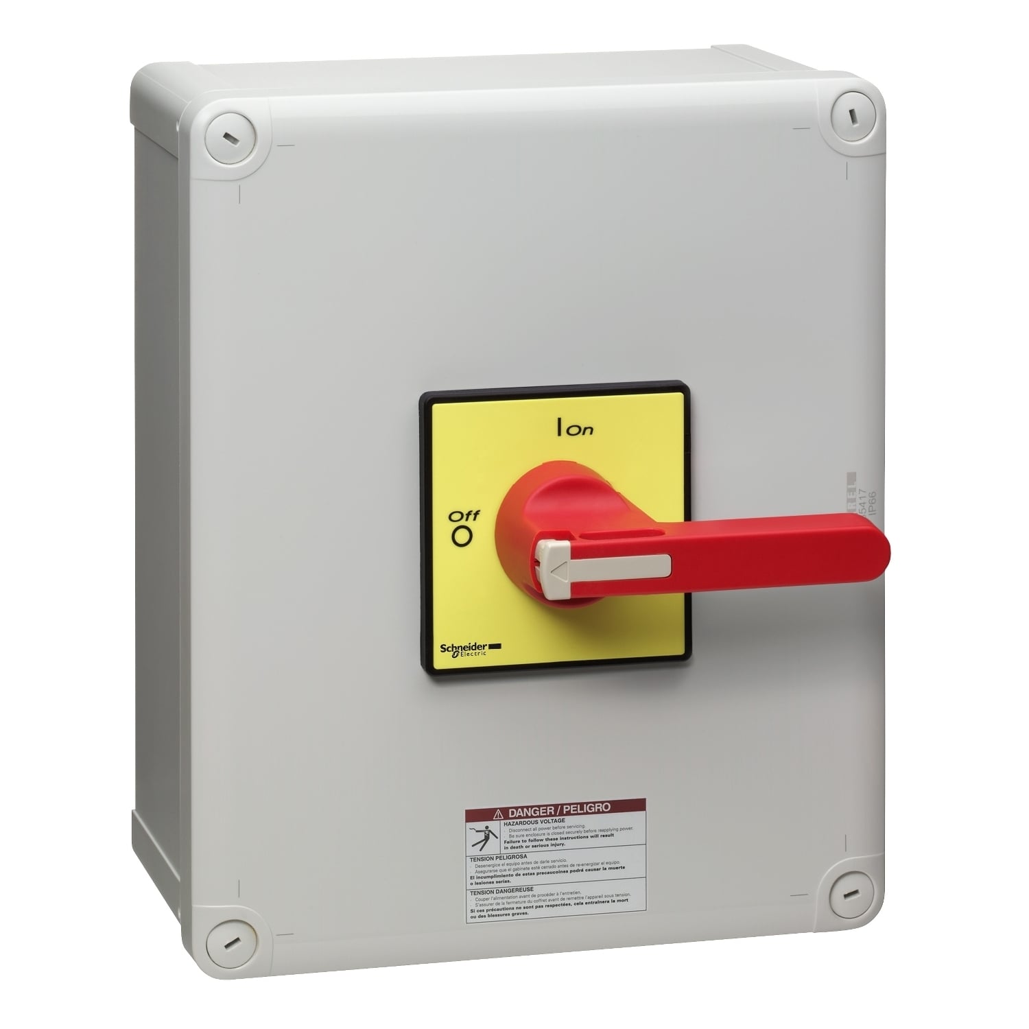 VC5GUN TeSys Vario Emergency Stop Enclosed High Performance Standard Disconnect Switch, 690 V AC/DC, 100 A, 3 Poles