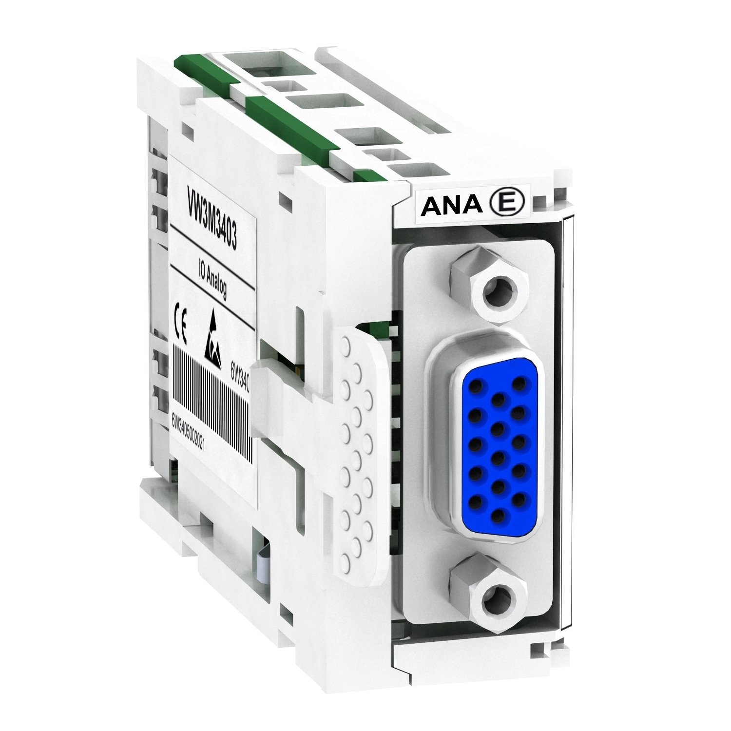 VW3M3403 Interface Card, For Use With Lexium 32, 32M Analog Output Encoder, Machine and Motor Encoder, (1) Female Connector High Definition SUB-D 15, 12 V Hiperface, 5 V 1 Vpp, 5 V 1 Vpp/Hall Supply Voltage