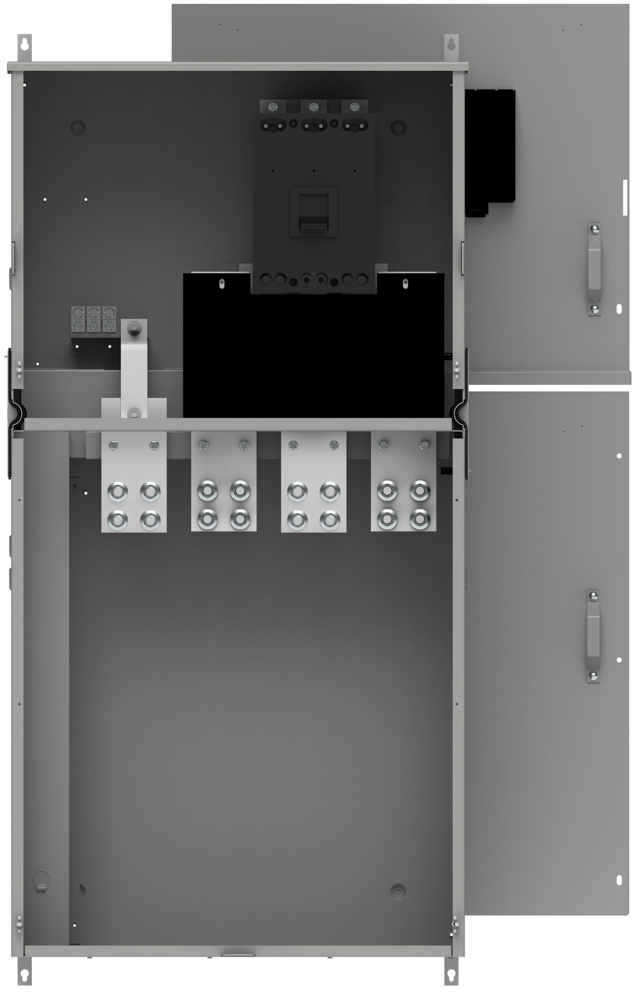 WEB3600B Meter Module, EUS Circuit Breaker 600 Amp, 3 Phase, 3R, 65 kAIC