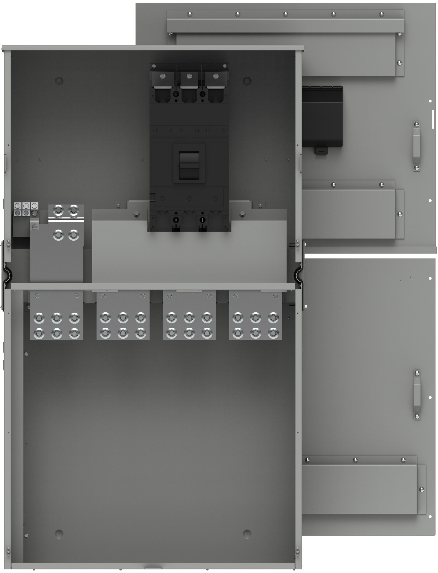 WEB3800B Meter Module, EUS Circuit Breaker 800 Amp, 3 Phase, 3R, 65 kAIC
