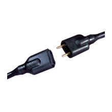 X8381-8 Shorting Male Dummy Plug With 3 ft Chain, 600 VAC, 25 A, 2 Poles, Yellow