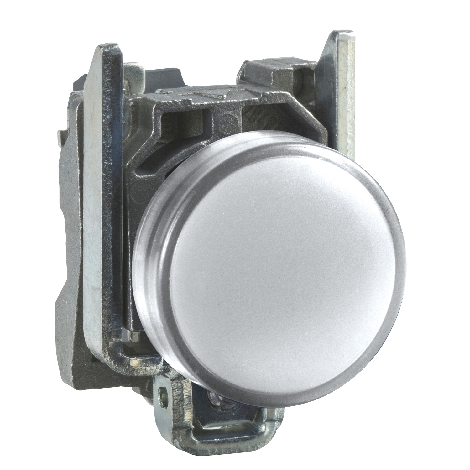 XB4BVM1 Harmony Illuminated Pilot Light, 230 to 240 V AC, Plain Lens, Panel Mount