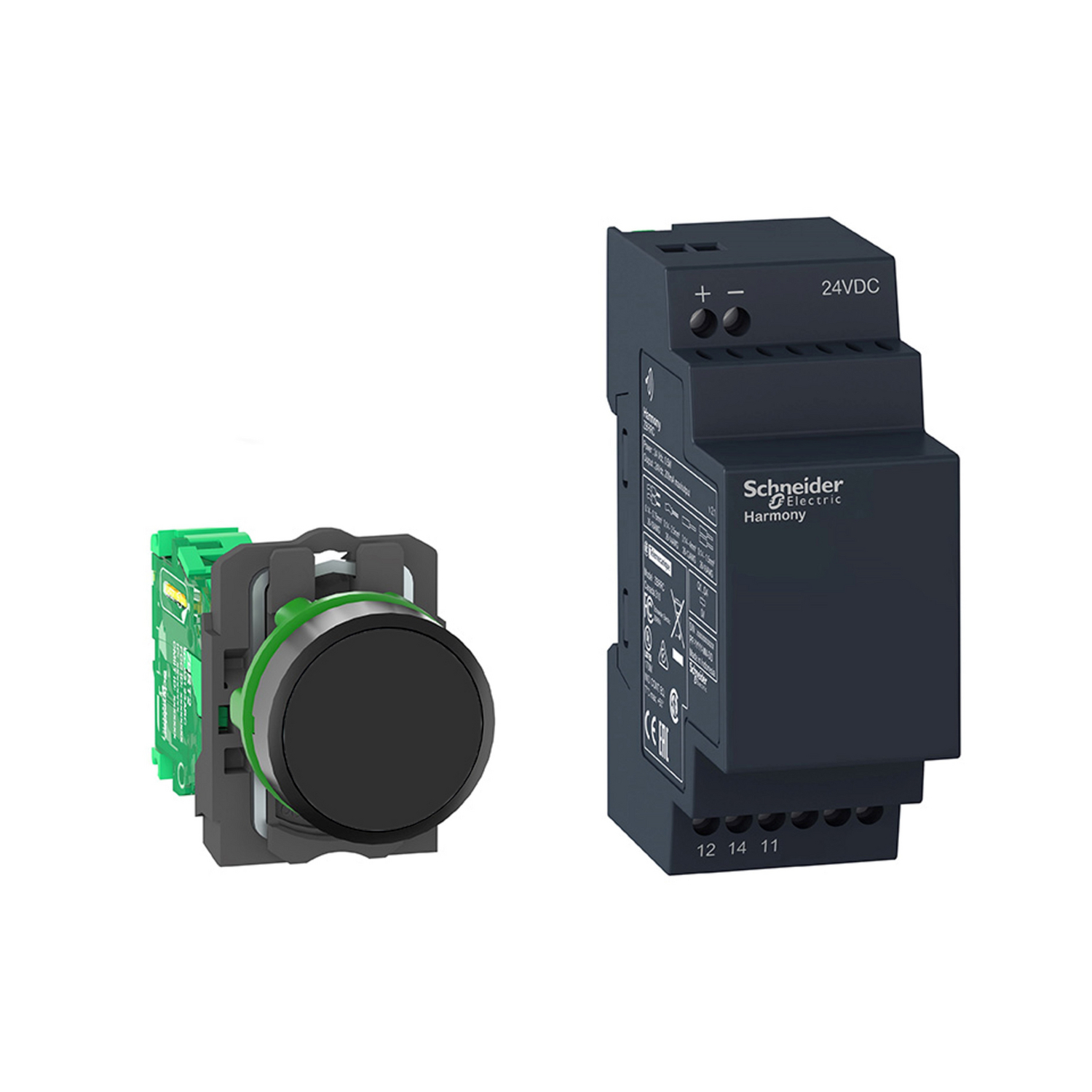 XB5RFB01 Harmony Wireless Push Button and Non Configurable Receiver, 24V