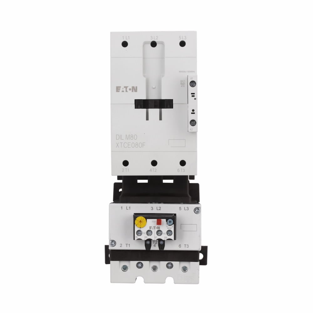 XTAE080F00A5E100 XT Series Full Voltage Non-Reversing IEC Electronic Motor Starter, 208 V AC V Coil