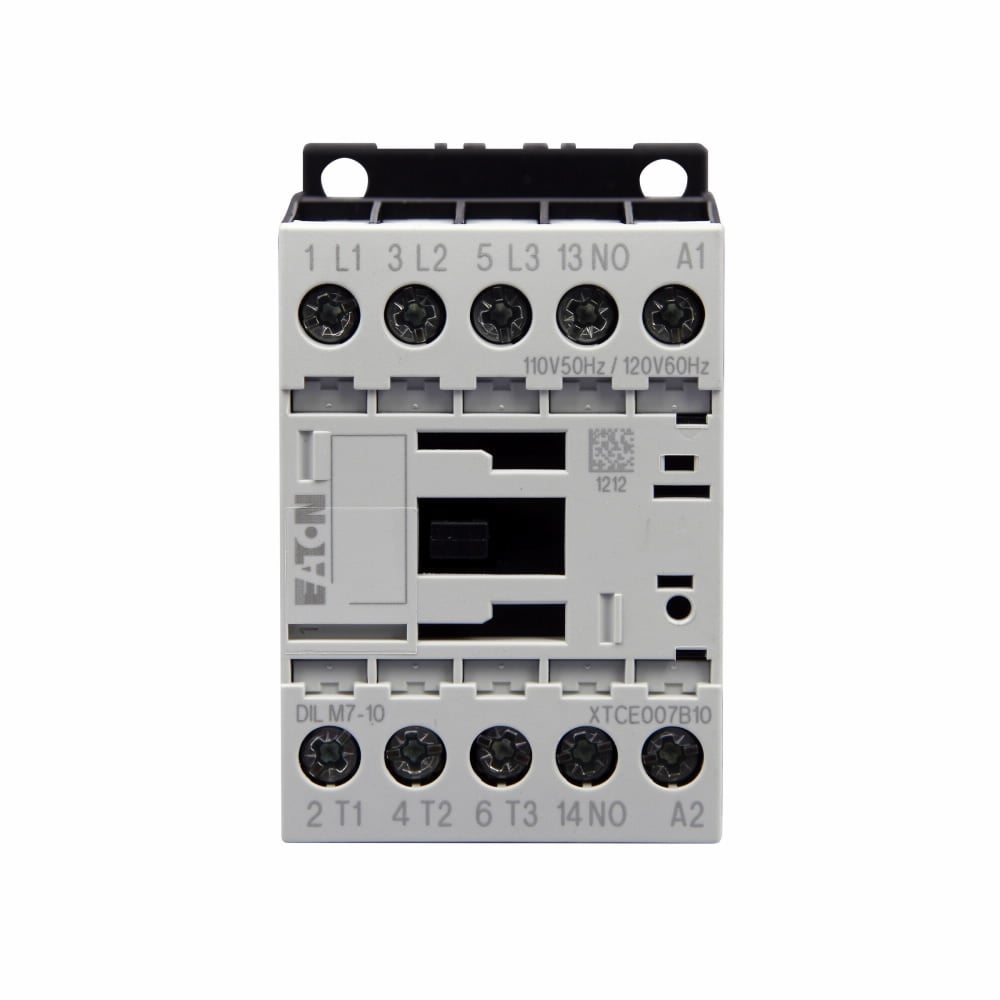 XTCE032C10A Full Voltage Non-Reversing IEC Contactor, 110/120 V AC V Coil, 32 A, 1NO Contact, 3 Poles