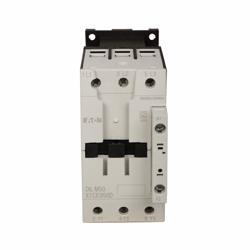 XTCE050DS1B Full Voltage Non-Reversing IEC Contactor, 220 to 240 V AC V Coil, 50 A, 1NO-1NC Contact, 3 Poles